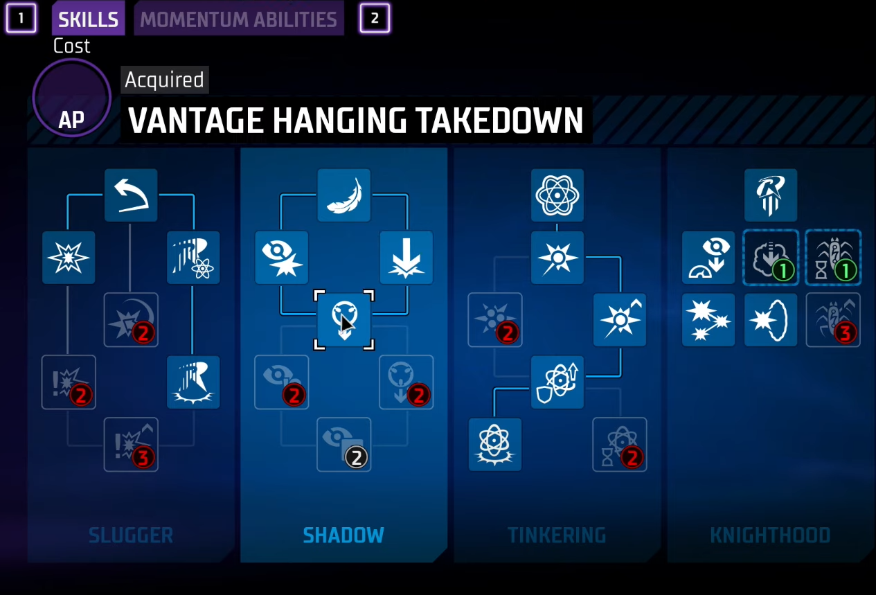 Vantage Hanging Takedown