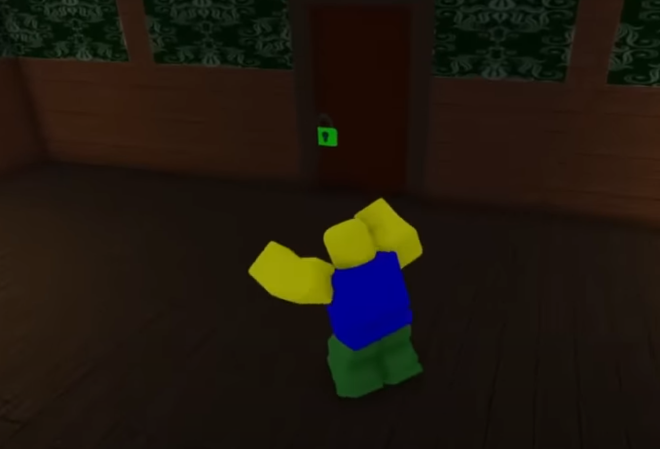 Enter The Locked Door Using The Key