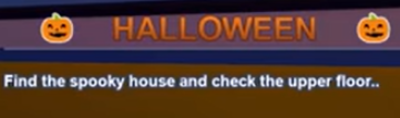 Finding The Spooky House