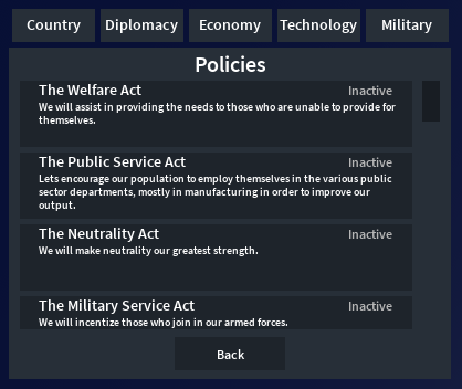 Policies