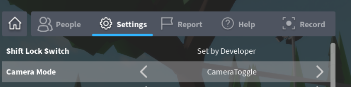 Switching Camera Mode