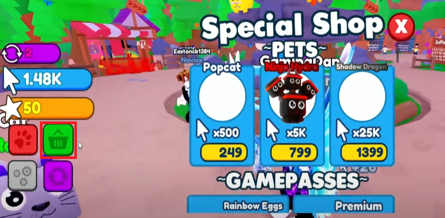 Shop Icon in Magic Clicker
