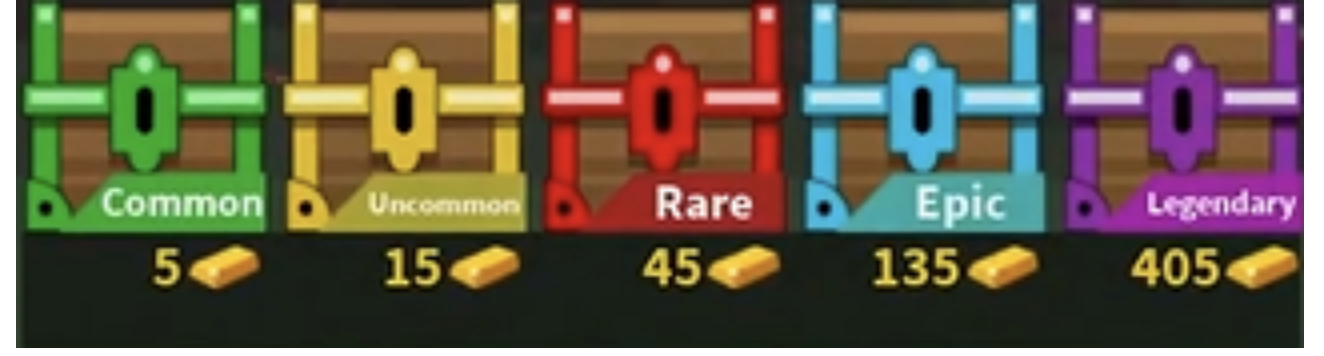 Chests in Build A Boat For Treasure