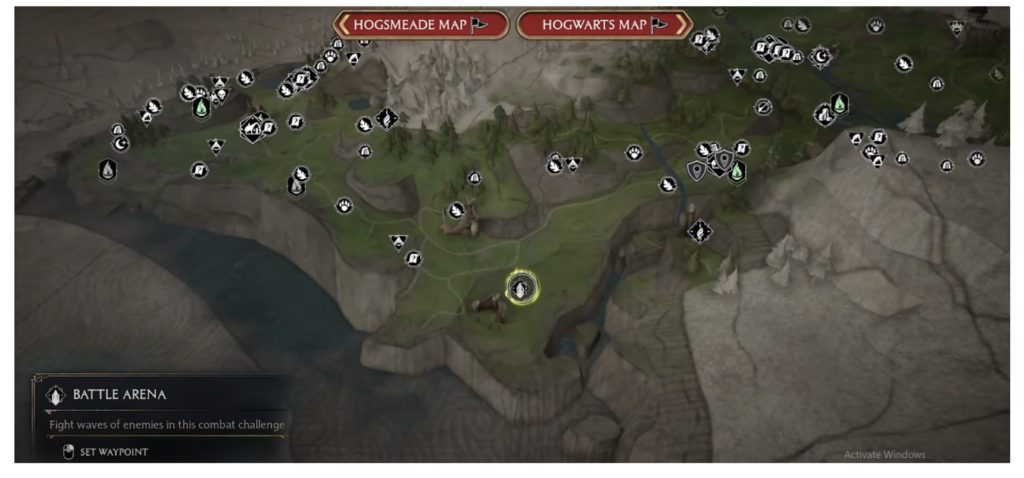 Getting to the Battle Arena