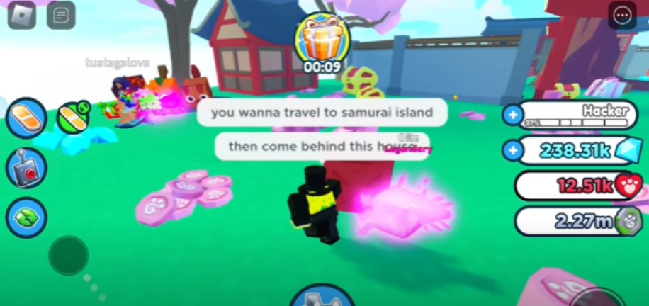 Heading to Samurai Island