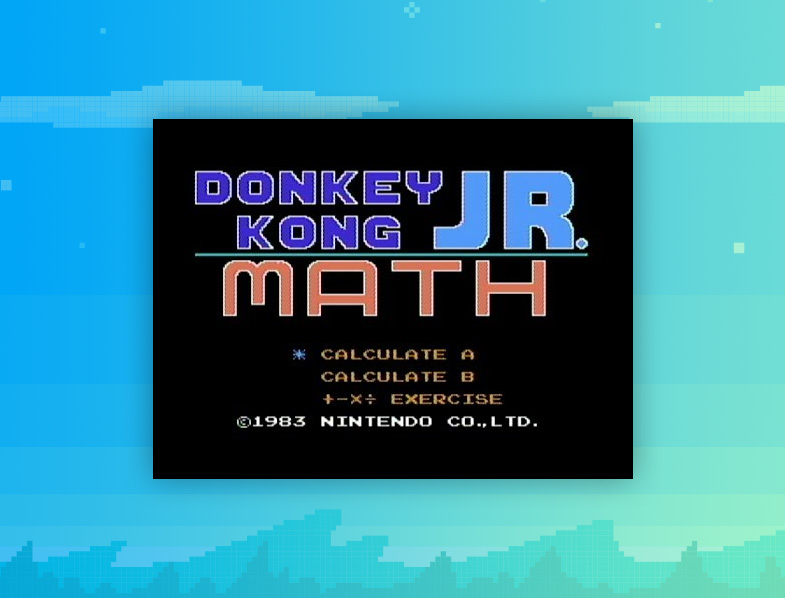 Donkey Kong Jr. Math