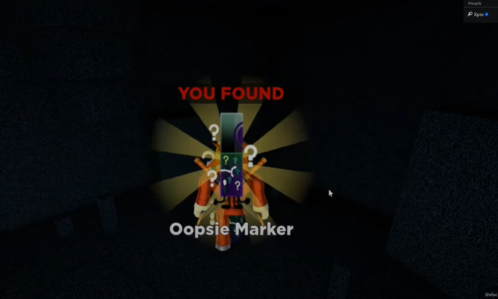 Finding the Oopsie Marker