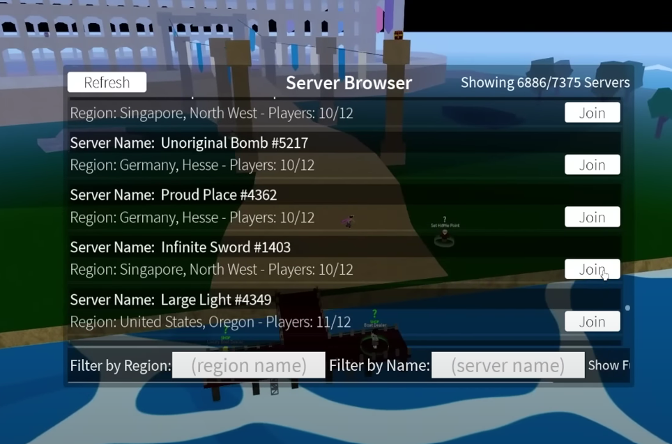 Join New Servers