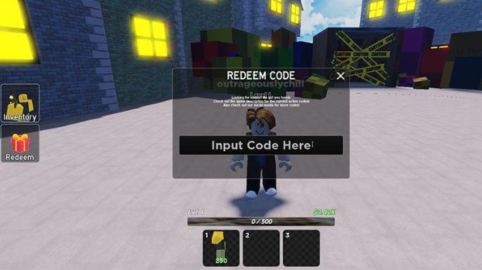 How to Redeem Codes in Goofy Tower Defense Roblox