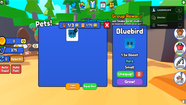 Unlock the Bluebird companion