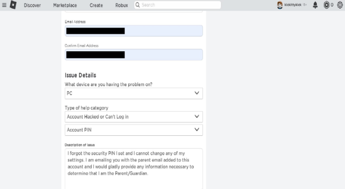 Heading to the Contact Form