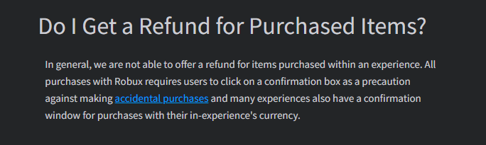 Roblox Terms and Conditions