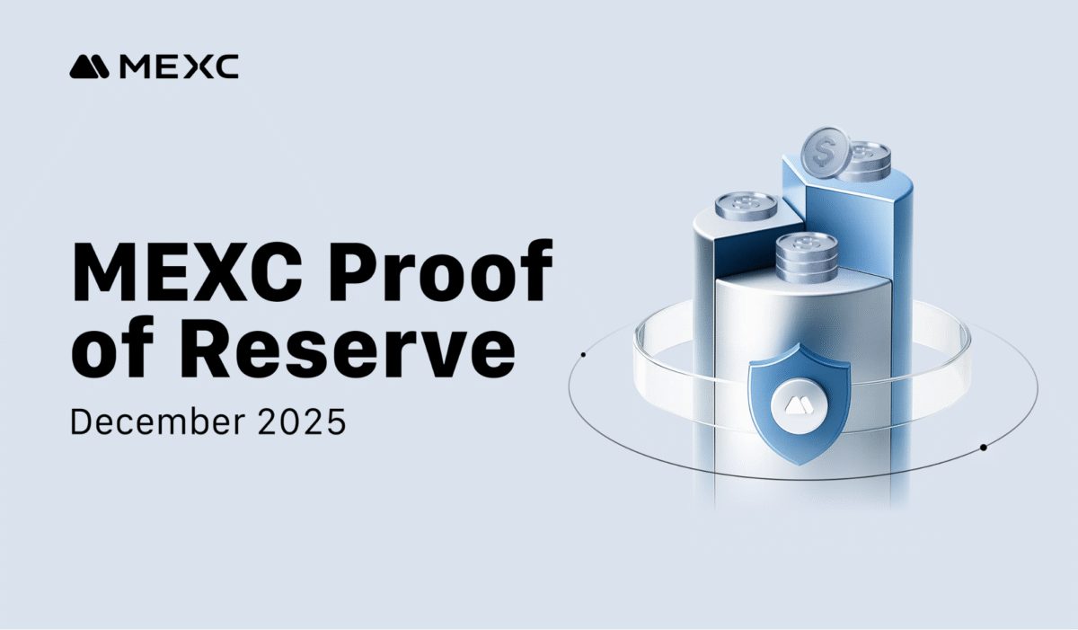 MEXC December Proof of Reserve Confirms Major Assets Fully Backed, BTC Coverage at 141% MEXC